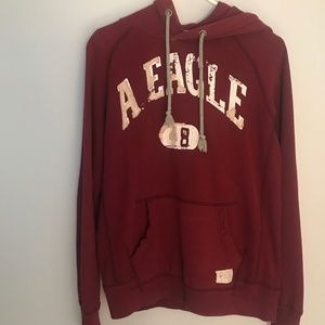 Vintage Style Men's XS American Eagle Hoodie